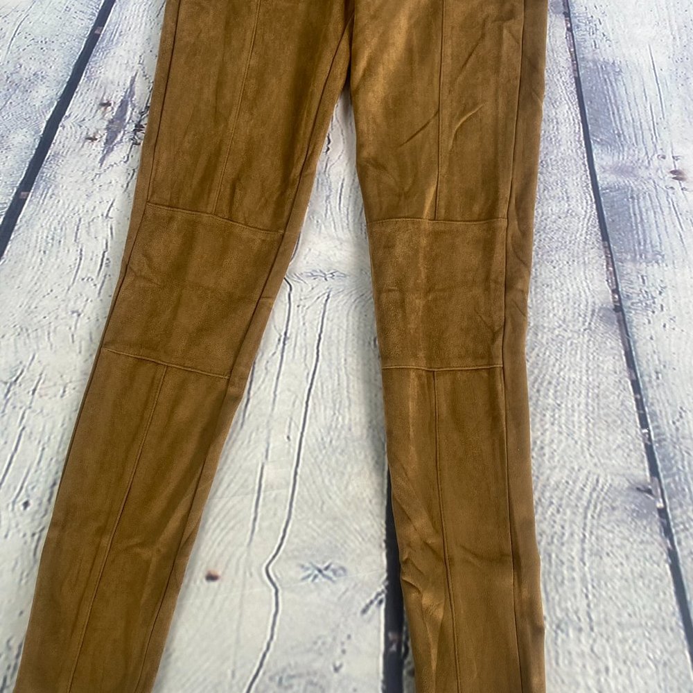 Ci Sono Faux Suede Saddle Legging Pants - Picture 3 of 7